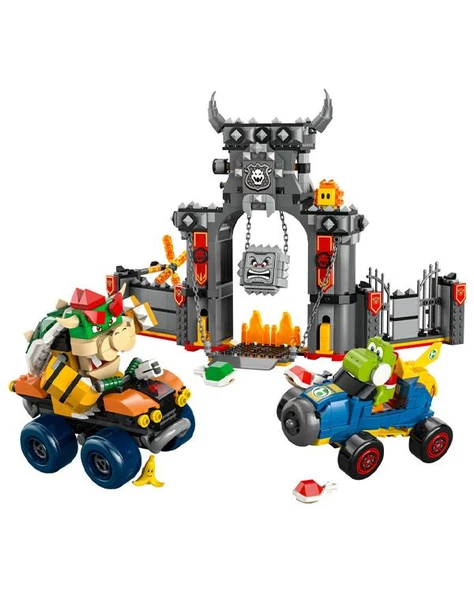 Lego Super Mario Mario Kart Bowser Kalesi 1068 Parça 72039 - Resim 2