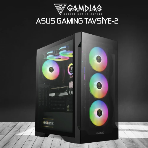 POWERED BY ASUS ASUS GAMING TAVSIYE-2, RYZEN 5 7500F, 32Gb DDR5 Ram, 1Tb NVMe SSD, 8Gb GDDR6 RX9060XT Ekran Karti, 850W Kasa, Free Dos GAMING TAVSIYESI ürün görseli