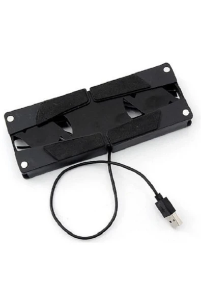 İB GLOBAL Laptop Notebook Altı Katlanabilen Usb Mini Çift Fanlı Soğutucu Uyumlu - 2