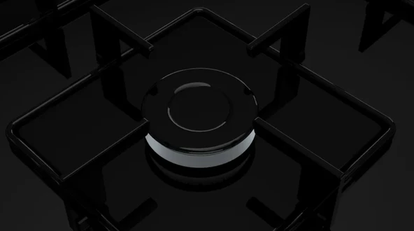 Bosch POH7C6O12O Wok Gözlü Cam Ankastre Ocak Siyah - Resim 3