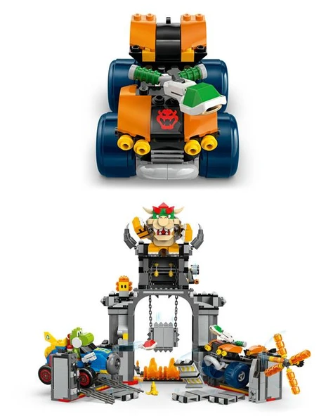 Lego Super Mario Mario Kart Bowser Kalesi 1068 Parça 72039 - Resim 5