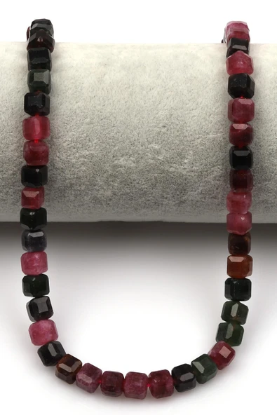 Renkli Kuvars Doğal Taş Dizi 6 mm Küp Kesim - Resim 2