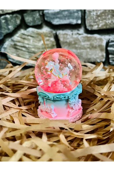 İB GLOBAL Unicorn Küçük Boy Kar Küresi - 3