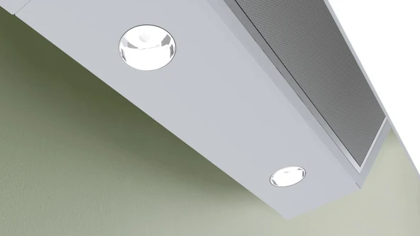 Bosch DWK66PJ20T Cam Yüzey Duvar Tipi Davlumbaz Beyaz - Resim 3