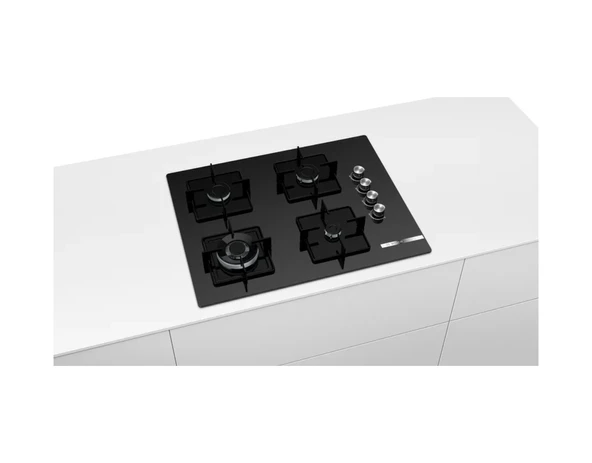 Bosch POH7C6O12O Wok Gözlü Cam Ankastre Ocak Siyah - Resim 6