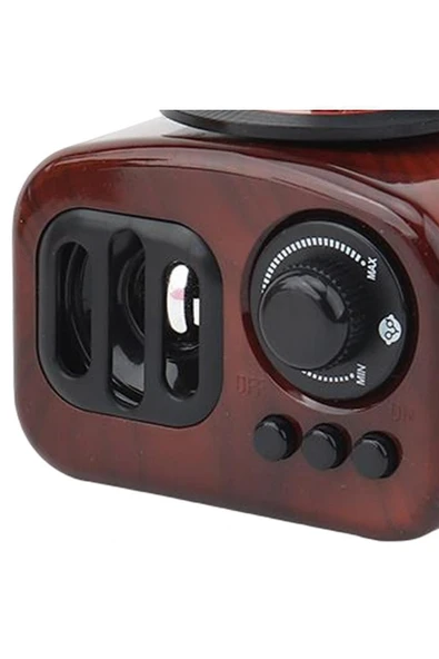 İB GLOBAL Klasik Radyo Görünümlü Gramofon Müzik Kutusu Retro Tarzı Ev Dekorasyon Hediyelik Süs Eşyası - 3