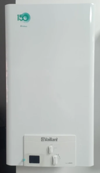 Vaillant turboMAG 125/1 12 lt Fanlı Hermetik Şofben + Baca Dahil