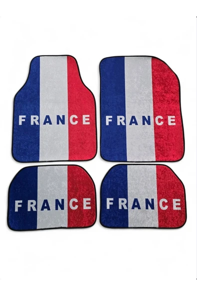 İB GLOBAL DEKOR BASKILI OTO HALI PASPAS TAKIMI ürün görseli