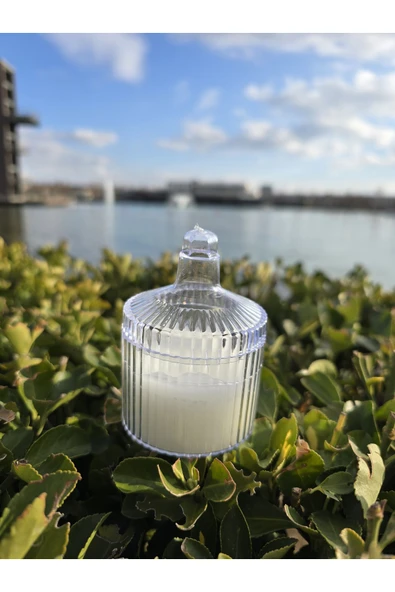 İB GLOBAL Dekoratif Hediyelik Kapaklı Mum - Düğün - Nikah Şekeri - Doğum - Sünnet - Nişan Söz - Kına - Doğum - 2