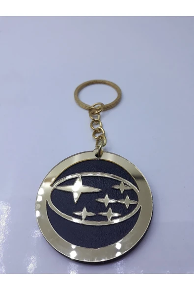 İB GLOBAL Subaru Gold Pleksi Anahtarlık - 2