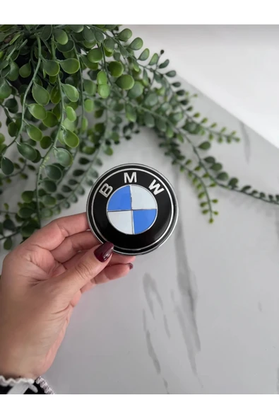 İB GLOBAL Bmw Ön Kaput Arması Logosu Bagaj Arması E21 E30 E36 E46 E28 E34 E39 82mm Ölçü 51148132375 Uyumlu - 1