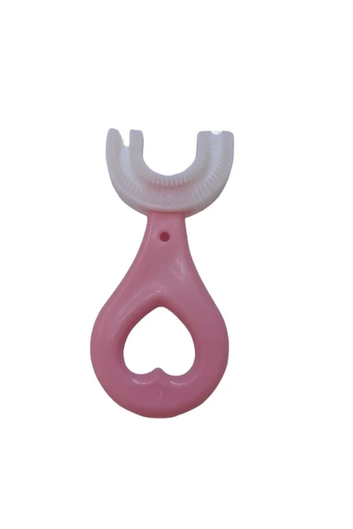 İB GLOBAL Bebek Ve Çocuk Diş Fırçası Pembe Renk - 2