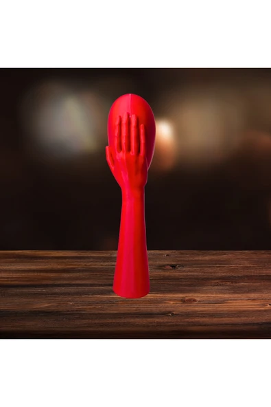 İB GLOBAL Kalpli Modern Vazo 20 cm  | Sevgililer Gününe Özel Dekoratif Vazo - 2