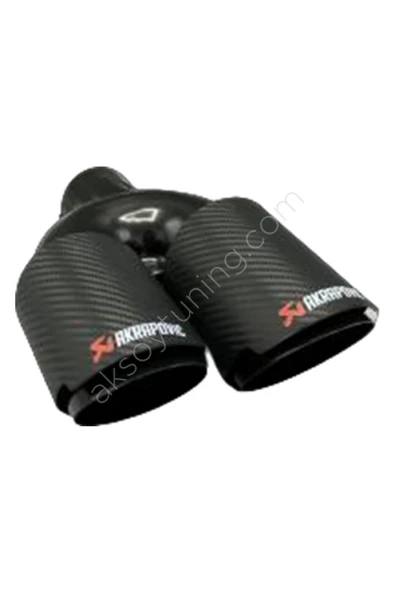 İB GLOBAL AKROPOVİÇ EKSOZ UCU YUVARLAK CARBON ÇİFT ÇIKIŞLI 100MM - Resim 2