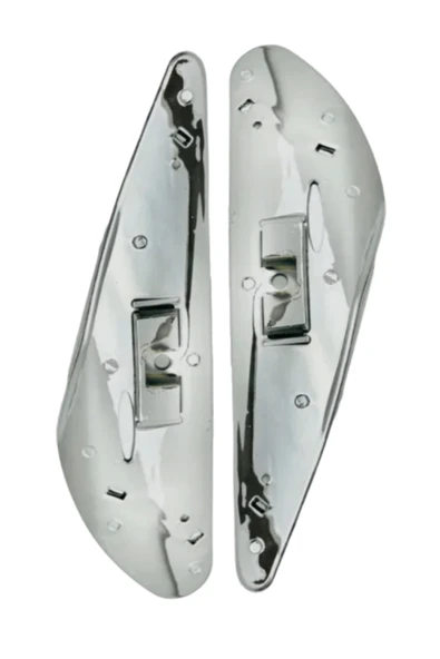 İB GLOBAL Oto Silecek Rüzgarlığı Krom-Siyah 2'li Set - Resim 2