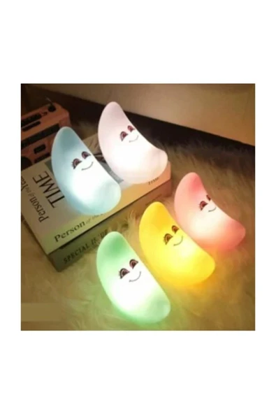 İB GLOBAL Silikon Ay Gece Lambası Led Işıklı - 1