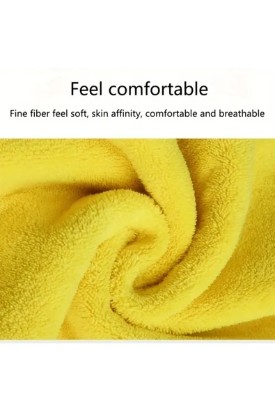 İB GLOBAL Yünlü Hassas Araba Yıkama Ve Temizlik Bezi - Resim 3