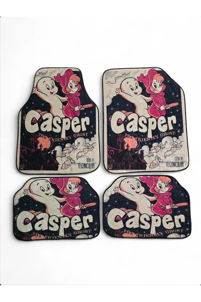 İB GLOBAL DEKOR BASKILI OTO HALI PASPAS TAKIMI ürün görseli