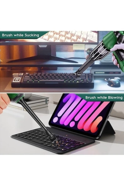 İB GLOBAL İthalatçı Garantili Torbasız Oto El Süpürge Taşınabilir Araç Araba Ev Vakum Temizleyici Hepa Filtre - Resim 5