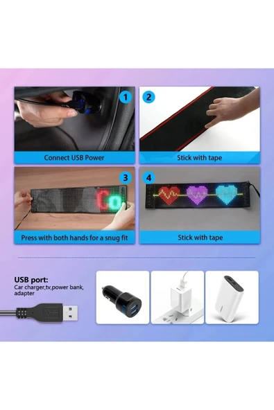 İB GLOBAL Matrix Panel Kayar Led Dijital Tabela Uzaktan Kumanda Uygulama İle Bağlantı Ve Tasarlama - 5