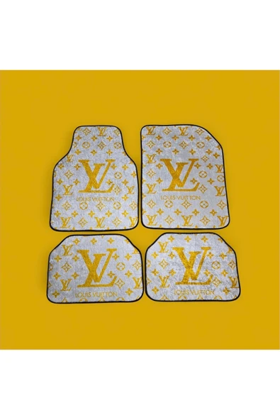 İB GLOBAL DEKOR BASKILI OTO HALI PASPAS TAKIMI ürün görseli