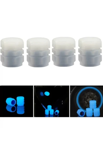 İB GLOBAL Fosforlu Sibop Kapağı Seti Mavi - Resim 3