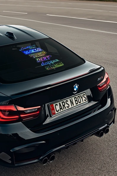 İB GLOBAL Araba Arka Cam Yazıları, Hologramlı Yeni Model,yan Kapı, Yan Cam Stickerı Tek Fiyat Oto, Motor - Resim 2