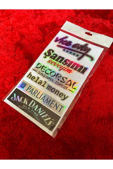 İB GLOBAL HOLOGRAMLI ETİkET ARABA ARKA CAM YAZILARI HOLOGRAMLI YENİ - Resim 3