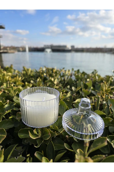 İB GLOBAL Dekoratif Hediyelik Kapaklı Mum - Düğün - Nikah Şekeri - Doğum - Sünnet - Nişan Söz - Kına - Doğum - 3