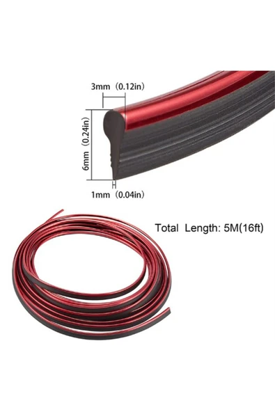 İB GLOBAL Araba Dekorasyon 5 Metre Şerit Trim - 4