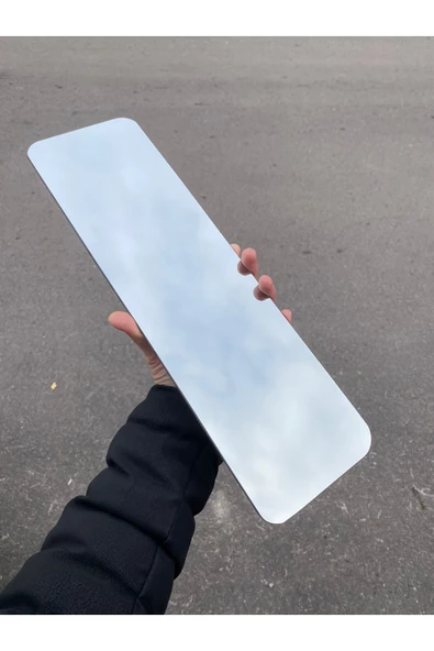 İB GLOBAL Tofaş Hayalet Gösterge Camı - Gümüş Gri - Kalın Aynalı Cam - Resim 4