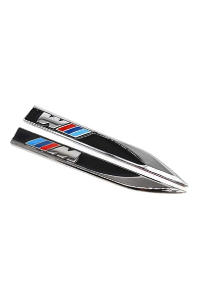 İB GLOBAL Tuning Bmw M Logo Çamurluk Bıçağı M Çamurluk Logosu Çamurluk Bıçağı - 1