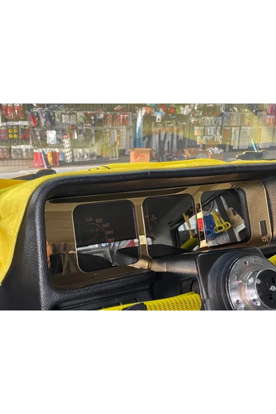 İB GLOBAL Tofaş Gösterge Paneli Çerçevesi Bölmeli Gold ürün görseli