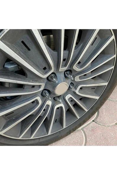 İB GLOBAL Sivri Mermi Bijon Kapağı 20 Li Set Krom Kapmala 19 Mm - Resim 2