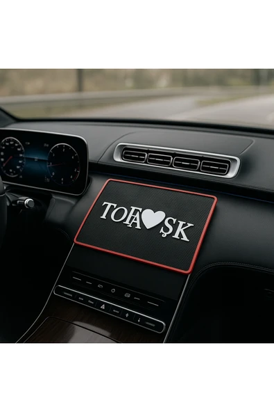 İB GLOBAL Tofaşk Kaymaz Torpido Pedi - Tofaşk Kaydırmaz Ped - Tofaşk Yazılı Ped ürün görseli