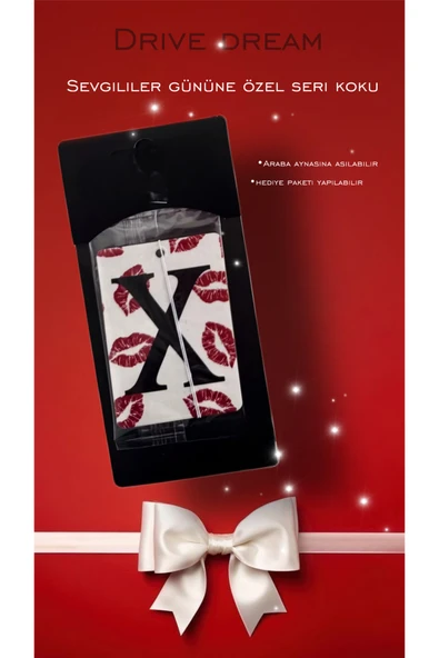 İB GLOBAL Öpücüklü X Koku Sevgililer Gününe Özel Paketleme-1 Adet ürün görseli