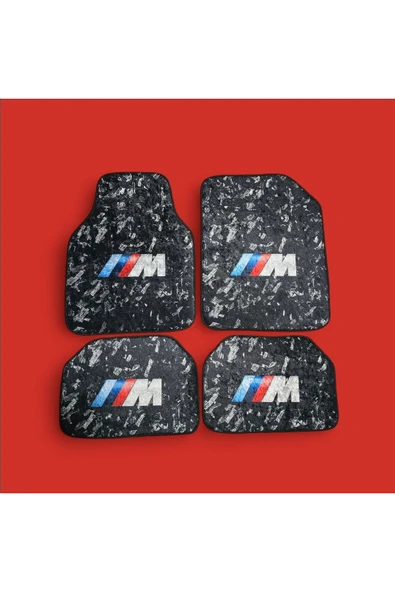 İB GLOBAL DEKOR BASKILI OTO HALI PASPAS TAKIMI ürün görseli