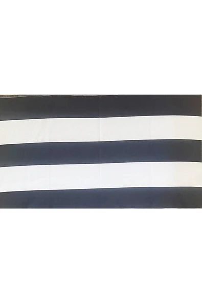 İB GLOBAL Çizgili Torpido Havlusu Siyah Beyaz 1.kalite Baskı - Göğüs Halısı Siyah Beyaz Torpido Havlusu ürün görseli