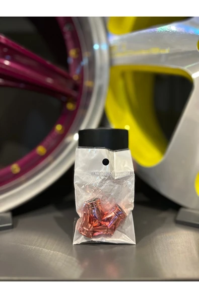 İB GLOBAL Oto Taç Model Kırmızı Sibop Kapağı ürün görseli