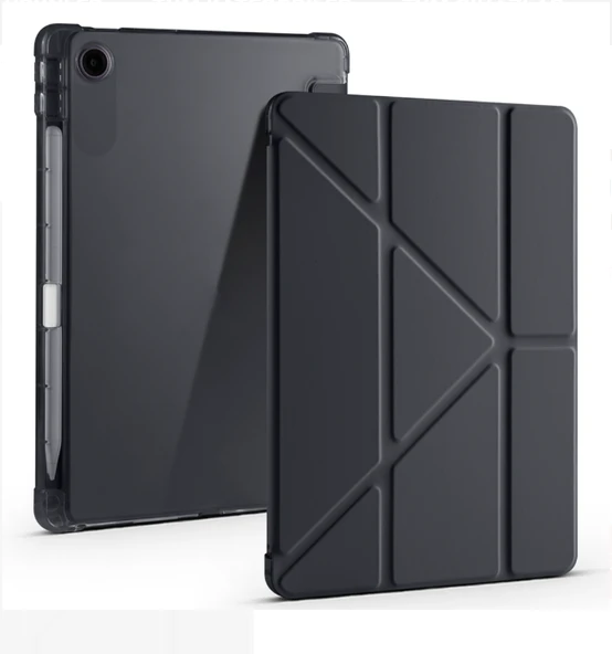 Lenovo Tab TB-311FU Uyumlu Kılıf – Kalem Bölmeli, Tri-Folding, Standlı Tablet Koruyucu ürün görseli 1