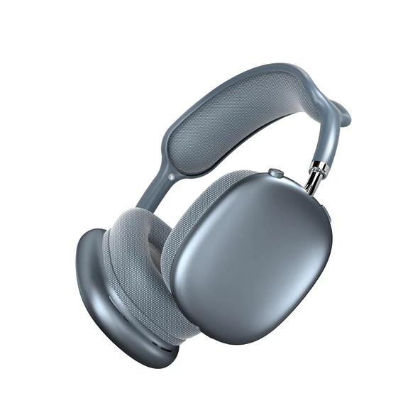 Polosmart PBS229 Kablosuz Bluetooth Şarjlı AUX TF Kart Girişli Kılıflı Kulak Üstü Kulaklık Mavi - 3