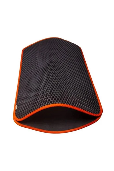 Cattie Kum Toplayıcı Fonksiyonel Kedi Paspası Altıgen Model L Boy - Orange 50-75cm - 2