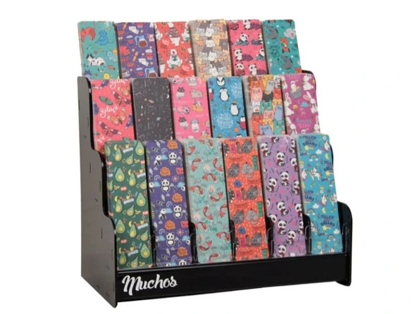 Muchos Texture Serisi 2 - 720 Adet Sıvamalı Ayraç - 1