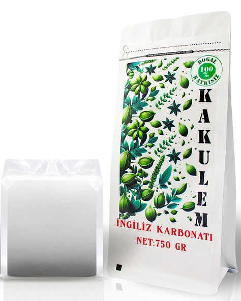 Kakulem SERTİFİKALI 750 GR Katkısız İngiliz Karbonatı Yenilebilir İçilebilir - 1