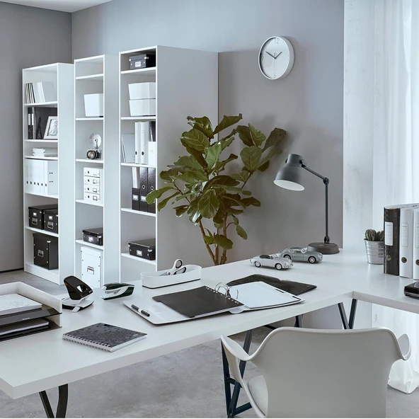 Leitz Active Wow A4 Plastik Kapaksız Sekreterlik Beyaz - Resim 3