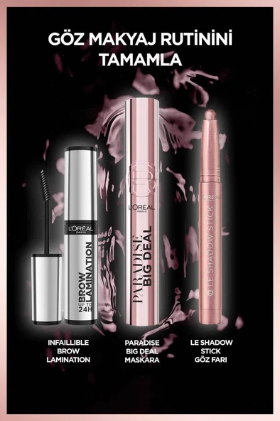 L'Oreal Paris Paradise Big Deal Maskara - Siyah 9.9 ml - Resim 8