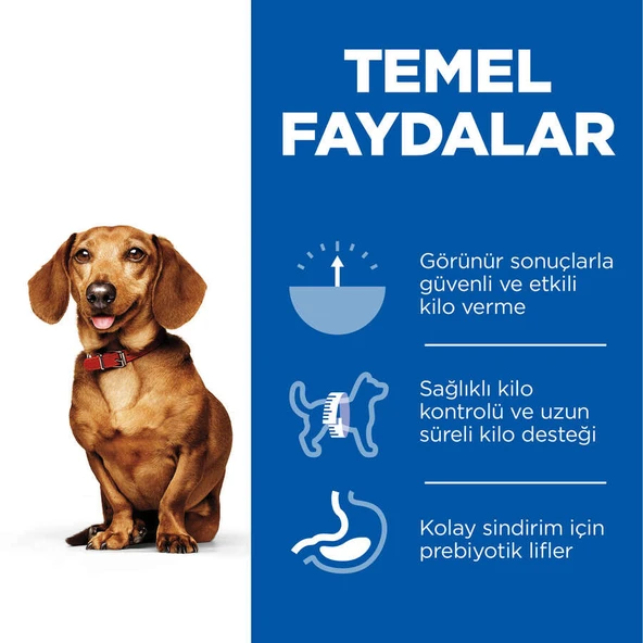 Hill's Hills Perfect Weight Adult Tavuklu Small Mini Adult Yetişkin Köpek Maması Kilo Koruma Maması 1,5kg - 3