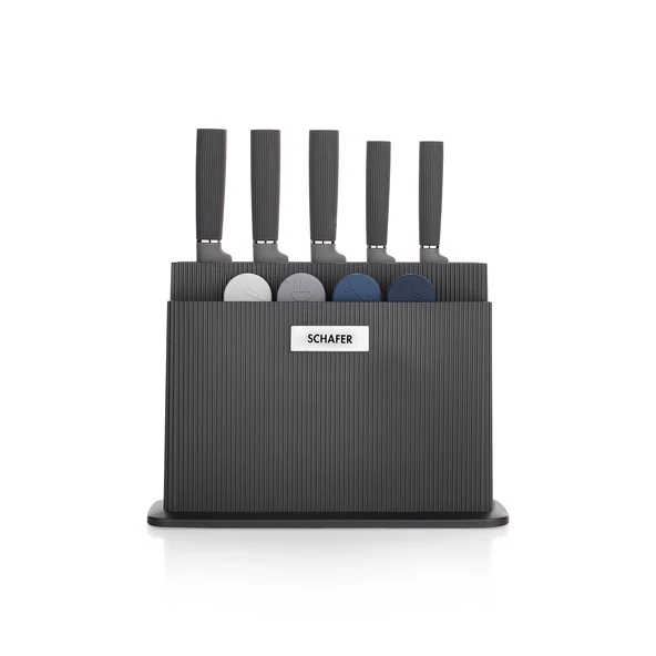 Schafer Forge Kesme Tahtası/Bıçak Seti 10 Parça-Siyah - 3