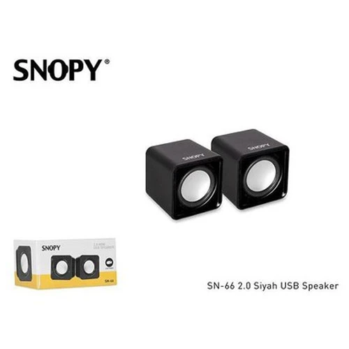 SNOPY SN-66 1+1 Usb Siyah Hoparlör ürün görseli 1