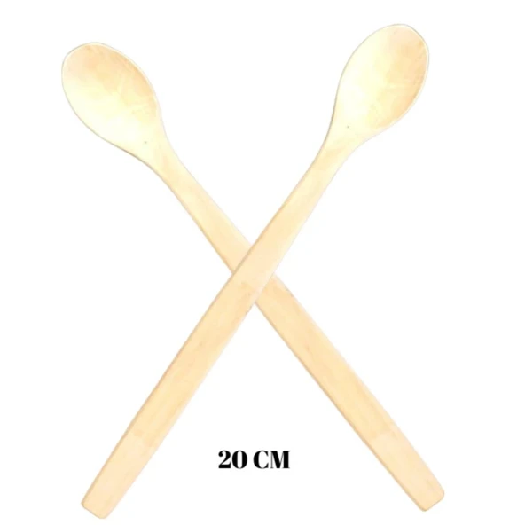 20 cm Şimşir Ağacından Doğal Mama ve Baharat Kaşığı